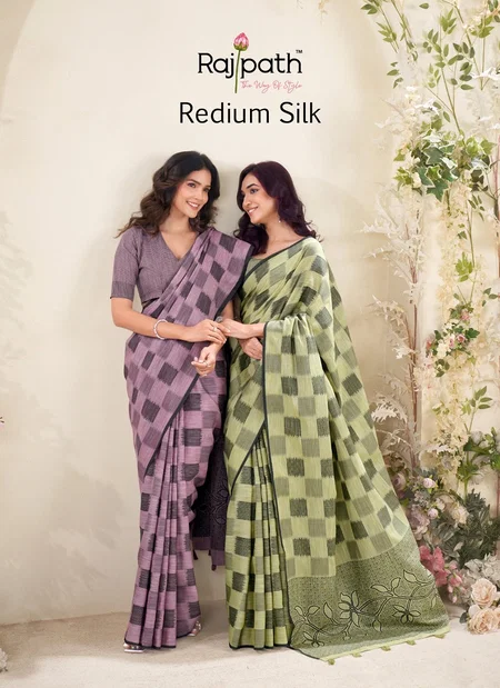 Redium Silk By Rajpath Linen Silk Saree Wholesale In India